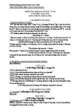 Đề và đáp án khảo sát đầu năm Tiếng việt, Toán lớp 4 - Năm học 2015-2016 - Trường Tiểu học số 2 Lâm Giang